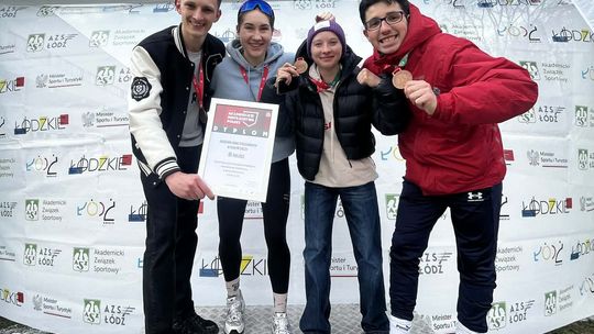 Daria Szkurat ze sztafetą zdobyła brązowy medal AMP w Łodzi