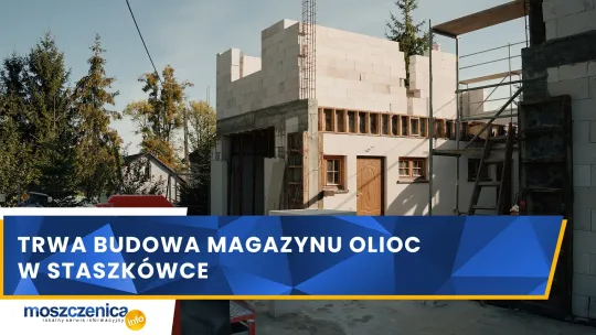 Trwa budowa magazynu OLiOC w Staszkówce