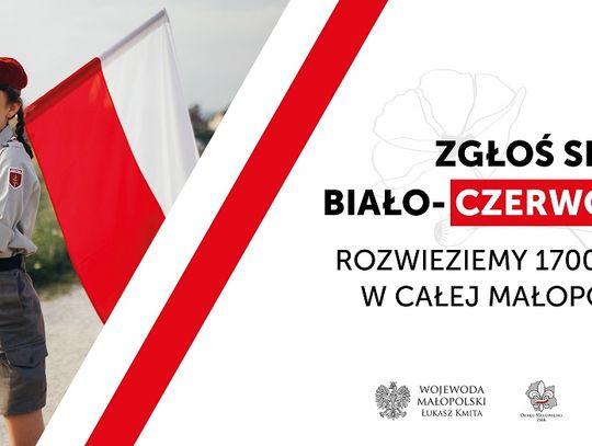 1700 flag na 17. rocznicę Święta Flagi Rzeczypospolitej Polskiej