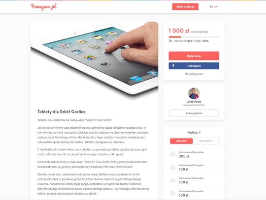 Akcja - Tablety dla szkół