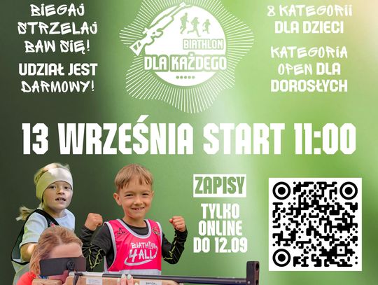 Biathlon dla Każdego zawita do Wysowej-Zdroju. Dołącz do sportowego święta w sercu Beskidu Niskiego!