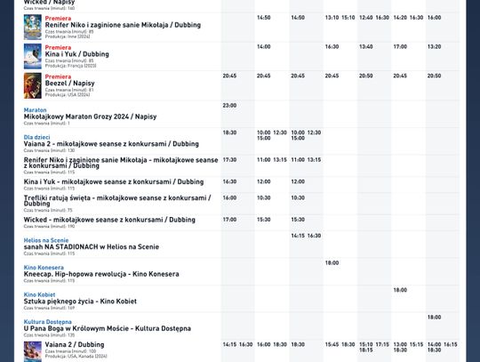 Kino Helios w Nowy Sączu zaprasza