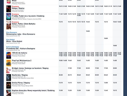 Kino Helios w Nowy Sączu zaprasza