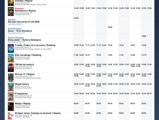 Kino Helios w Nowy Sączu zaprasza