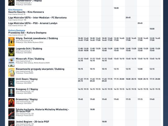 Kino Helios w Nowy Sączu zaprasza Kino Helios w Nowy Sączu zaprasza