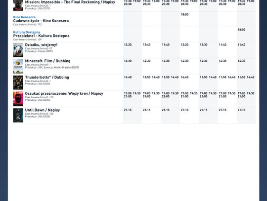 Kino Helios w Nowy Sączu zaprasza