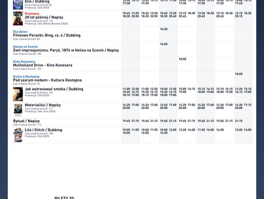 Kino Helios w Nowy Sączu zaprasza