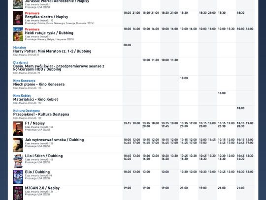 Kino Helios w Nowy Sączu zaprasza