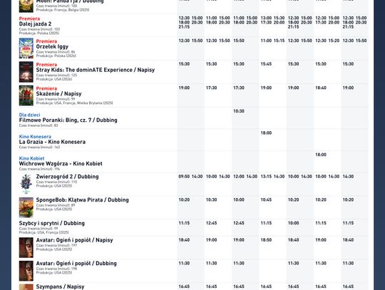 Kino Helios w Nowy Sączu zaprasza
