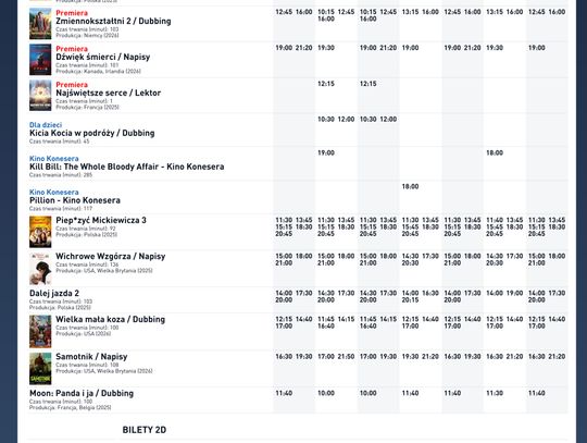 Kino Helios w Nowy Sączu zaprasza Kino Helios w Nowy Sączu zaprasza