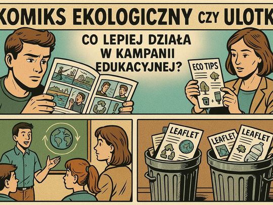 Komiks ekologiczny czy ulotki – co lepiej działa w kampanii edukacyjnej? Komiks ekologiczny czy ulotki – co lepiej działa w kampanii edukacyjnej?