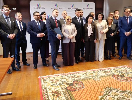 Konferencja prasowa dotycząca koncepcji budowy Zachodniej Obwodnicy Gorlic