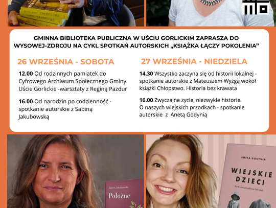 „Książka łączy pokolenia” – literatura, historia i tradycja w Wysowej-Zdroju