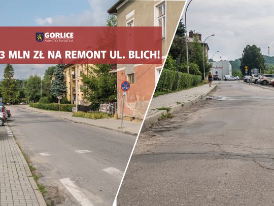 Mamy środki na remont ulicy Blich