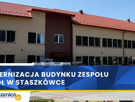 Modernizacja budynku Zespołu Szkół w Staszkówce