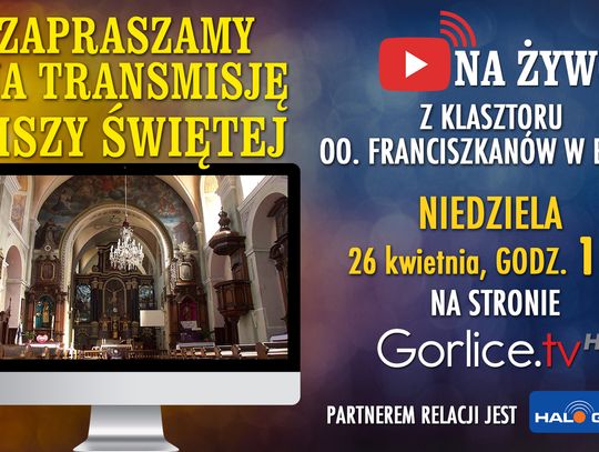 Msza Święta z Klasztoru Franciszkanów w Bieczu