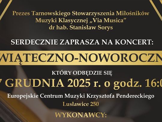 Na żywo: Koncert Świąteczno Noworoczny z Lusławic