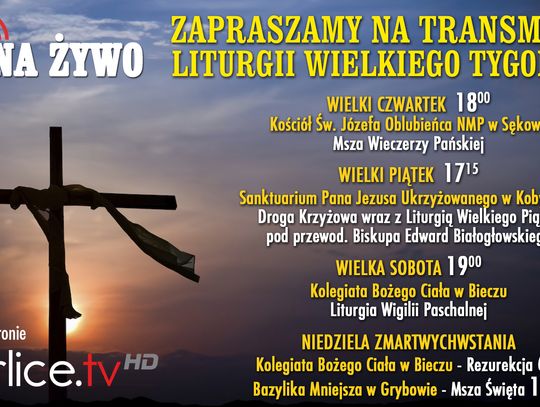 Na żywo: Liturgia Wielkiego Piątku z Sanktuarium w Kobylance