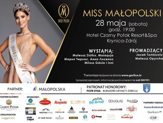 Na żywo: Miss Małopolski - Krynica Zdrój