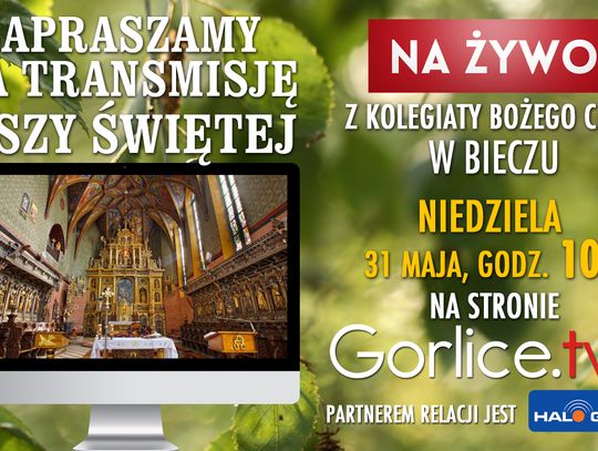 Na żywo: Msza Święta z Kolegiaty Bożega Ciała w Bieczu