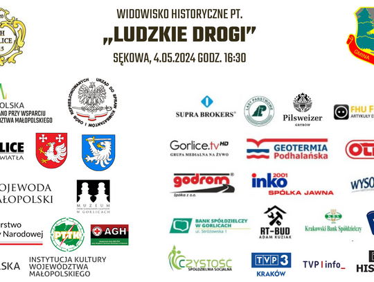 Na żywo: Widowisko Historyczne PT. ,,LUDZKIE DROGI" Sękowa 2025