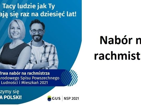 NABÓR NA RACHMISTRZA SPISOWEGO W GMINIE ROPA