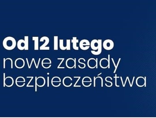 Nowe zasady, ale nadal w reżimie sanitarnym. Zmiany od 12 lutego