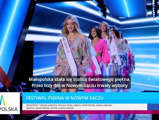 Nowy Sącz: Koronę Miss Polski 2022 wywalczyła Aleksandra Klepaczka z Łodzi