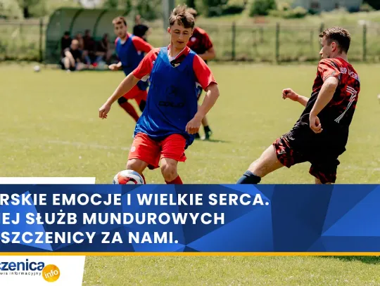 Piłkarskie emocje i wielkie serca. Turniej służb mundurowych w Moszczenicy za nami.