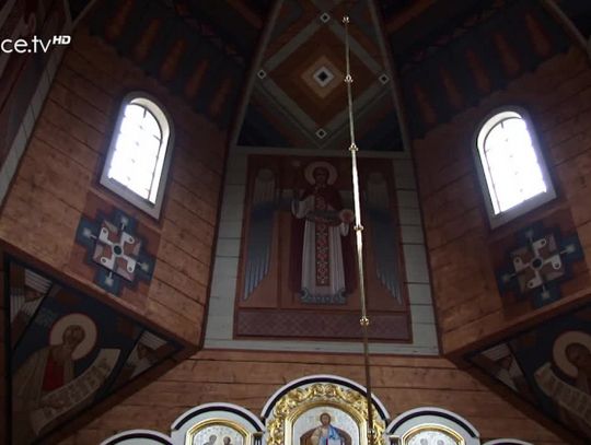 Poświęcenie polichromii w cerkwi greckokatolickiej p.w. Wniebowstąpienia Pańskiego w Gładyszowie 