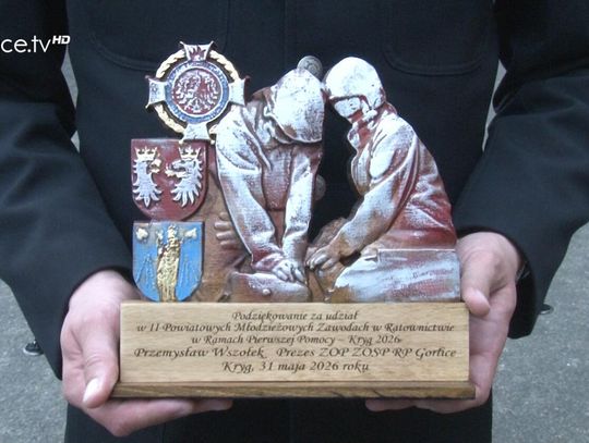Powiatowe Młodzieżowe Zawody w Ratownictwie w ramach Pierwszej Pomocy wygrywa drużyna z Kobylanki