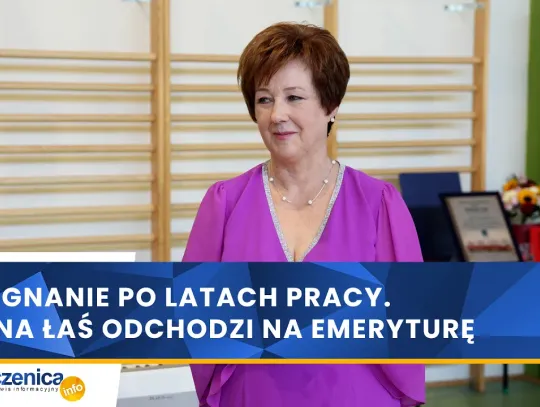 Pożegnanie po latach pracy. Halina Łaś odchodzi na emeryturę