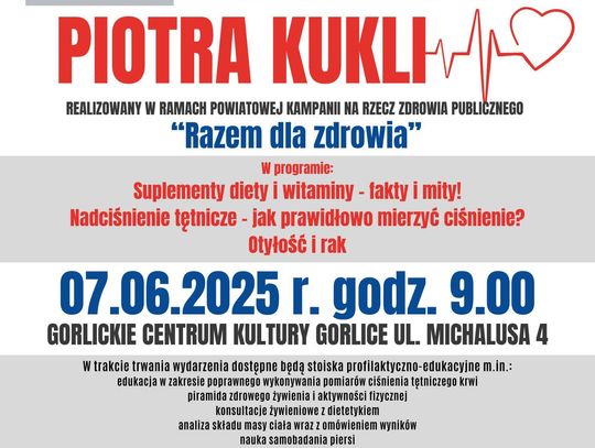 PPIS w Gorlicach zaprasza na wykład dr hab.n.med Piotra Kukli