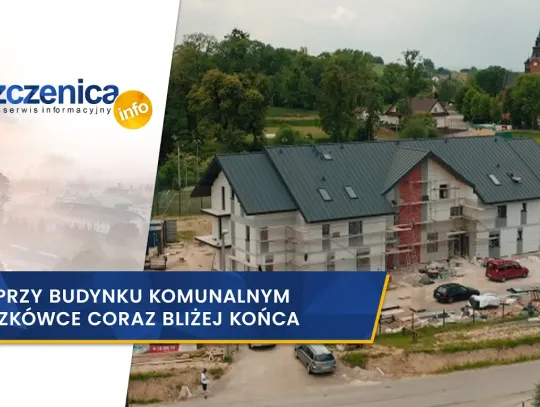 Prace przy budynku komunalnym w Staszkówce coraz bliżej końca