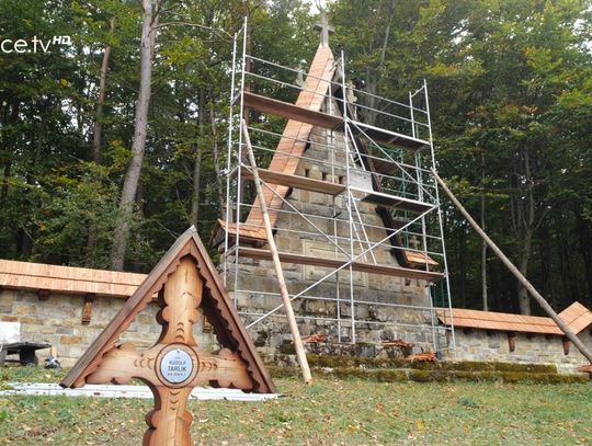 Remont cmentarza z I wojny światowej Wirchne 61