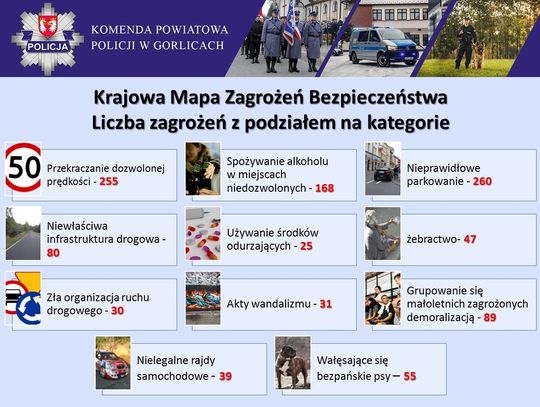 ROCZNE PODSUMOWANIE ZGŁOSZEŃ ZA POŚREDNICTWEM KMZB W POWIECIE GORLICKIM