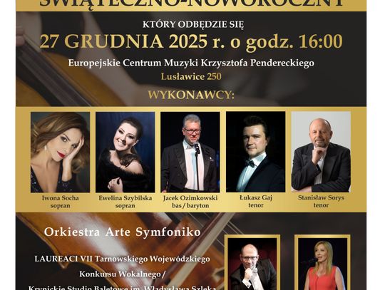 Serdecznie zapraszamy na koncert świąteczno - noworoczny Serdecznie zapraszamy na koncert świąteczno - noworoczny