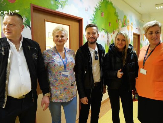 Serialowi „Gliniarze” odwiedzili gorlicki szpital