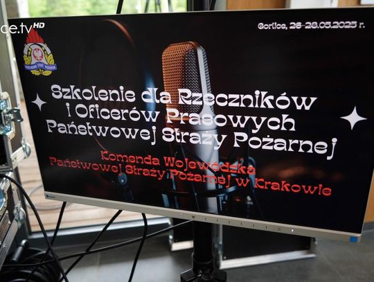 Szkolenie dla Rzeczników i Oficerów Prasowych PSP woj. małopolskiego