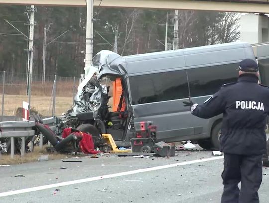 Tragiczny wypadek na autostradzie a4 pod Tarnowem. Nie żyją 4 osoby