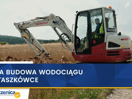 Trwa budowa wodociągu w Staszkówce