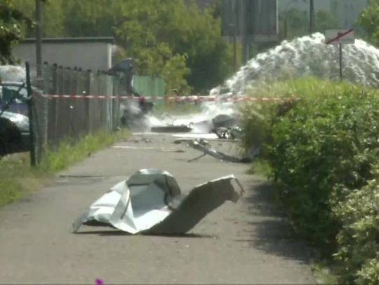 Wybuch auta dostawczego w Warszawie. Dwie osoby nie żyją, dwie ciężko ranne