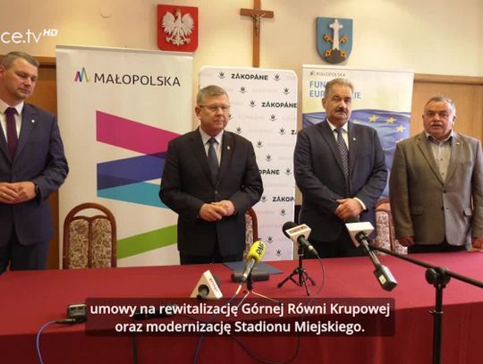 Zakopane: rewitalizacja Górnej Równi Krupowej i modernizacja stadionu 