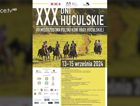 Zapraszamy na Jubileuszowe XXX Dni Huculskie