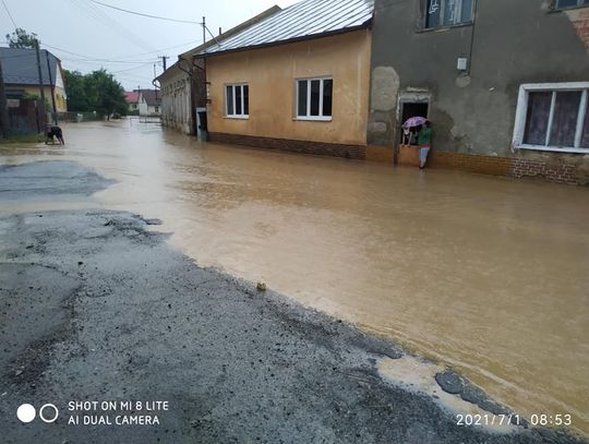Zborov, Słowacja. III. Stopień aktywności powodziowej!