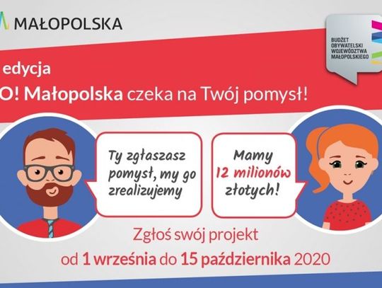 Zgłoś zadanie do BO Małopolska i zmień swoją okolicę!