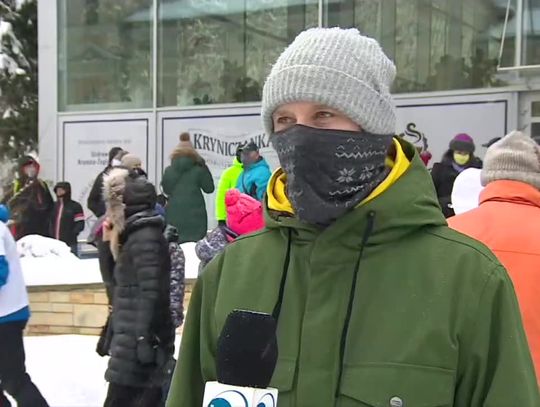 „Zostaliśmy zostawieni sami sobie”. Protest przedsiębiorców w Krynicy-Zdrój