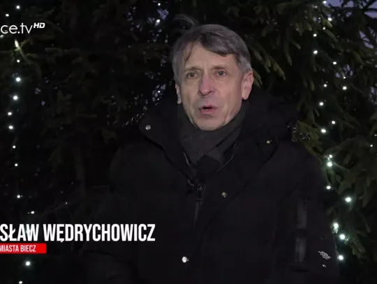 Życzenia Świąteczne składa Mirosław Wędrychowicz, Burmistrz Biecza