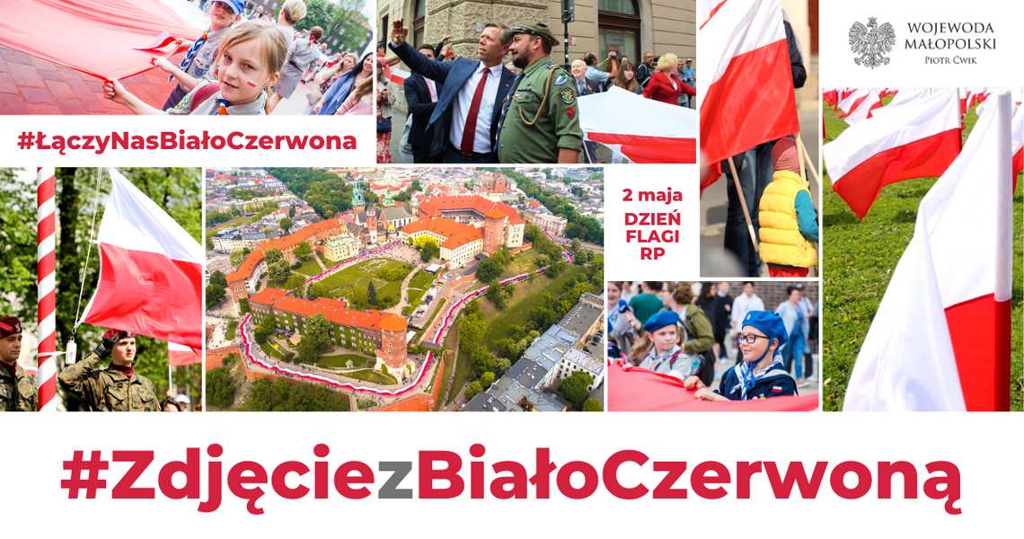 Akcja Wojewody Małopolskiego #ŁączyNasBiałoCzerwona