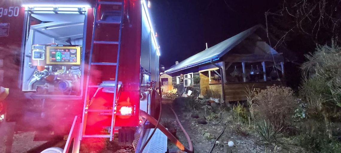 Binarowa: Nocny pożar domu